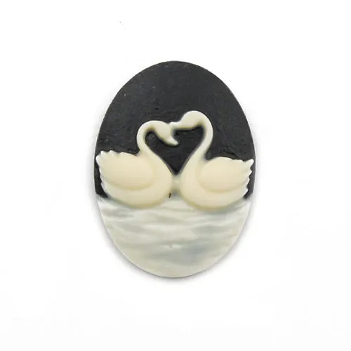 18*25MM Cream Oval Cameo Cabochon,Sold 50pcs per lot