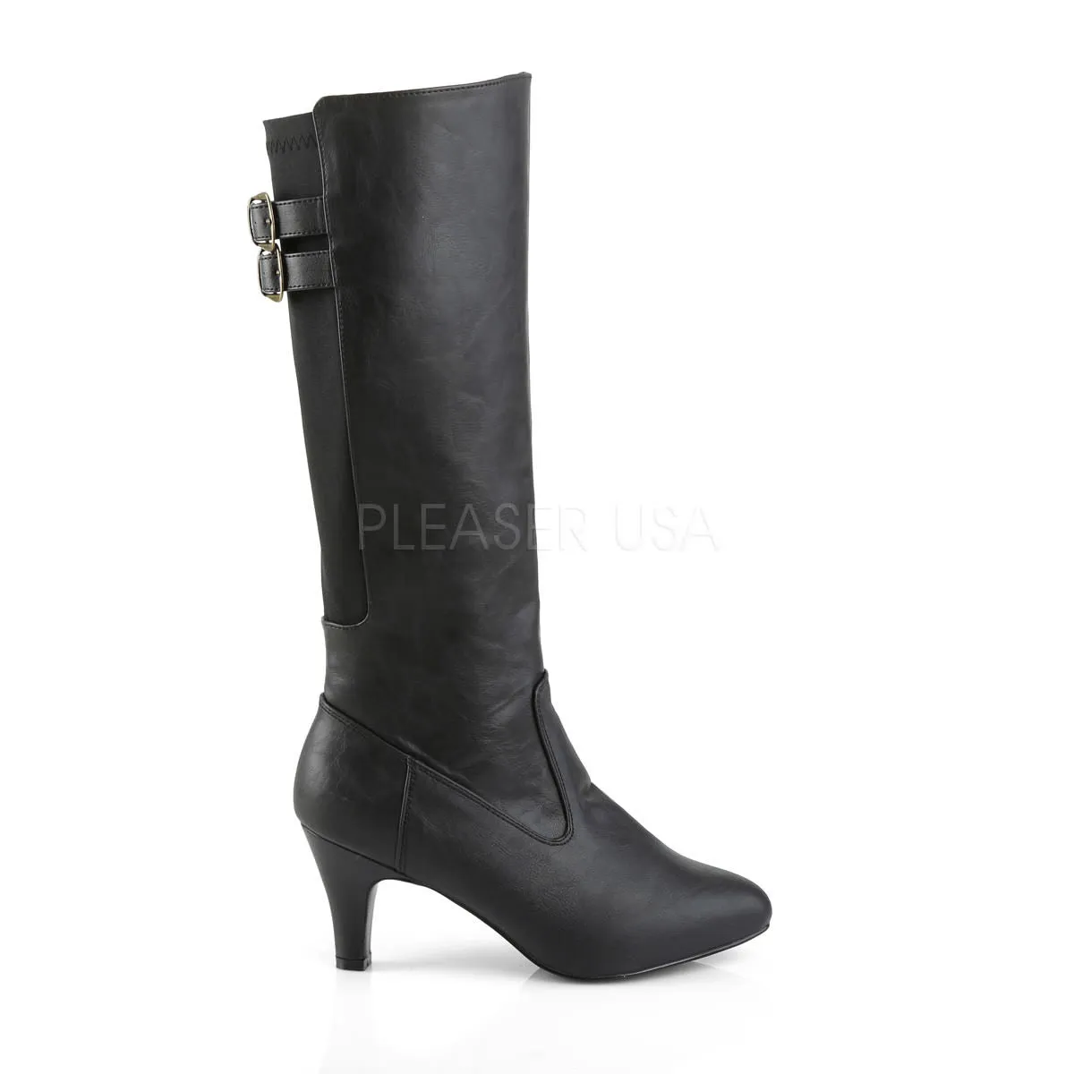 3 Inch Heel DIVINE-2018 Black Pu