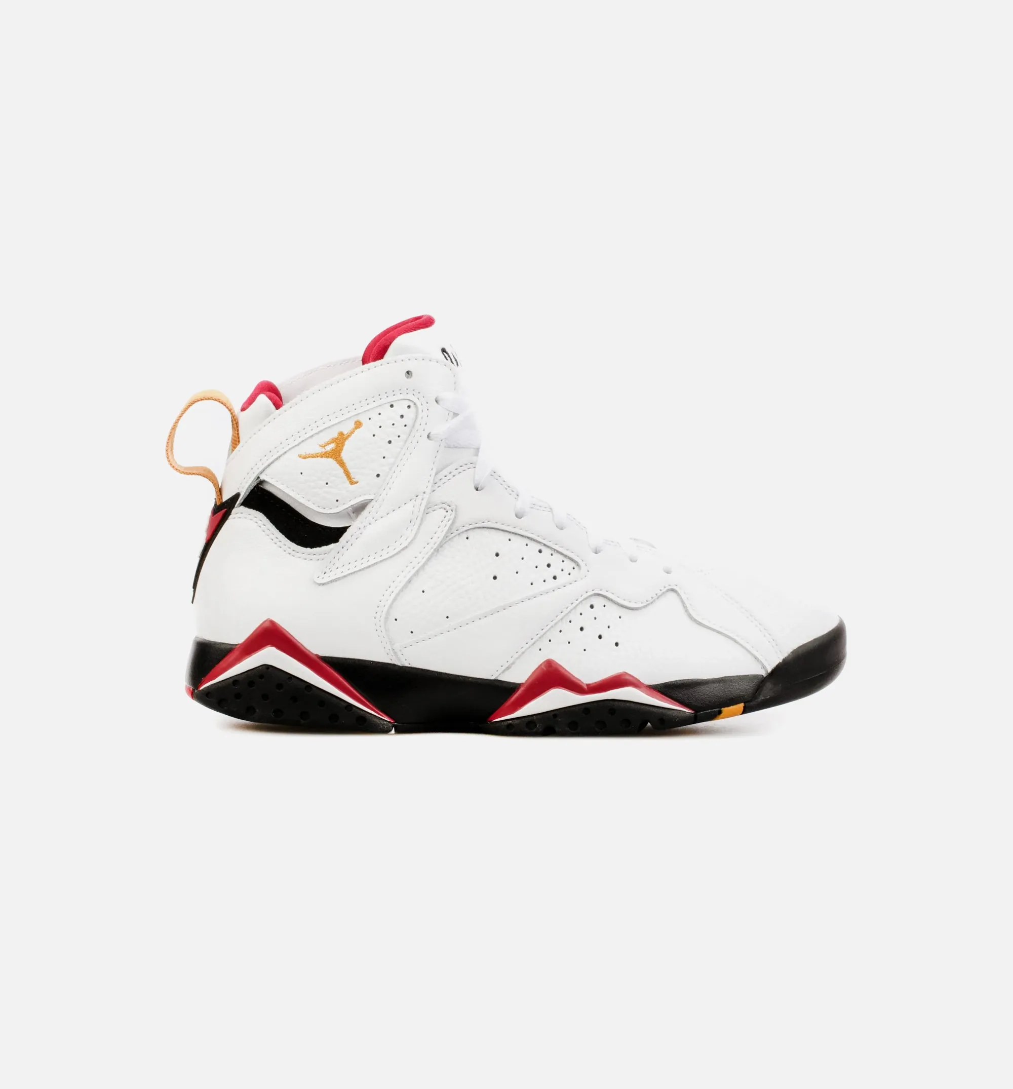 Air Jordan 7 Retro Cardinal Mens Lifestyle Shoe - White/Red Free Shipping