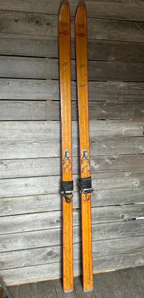 Antique Northland 1940s FIS Competition Slalom Skis