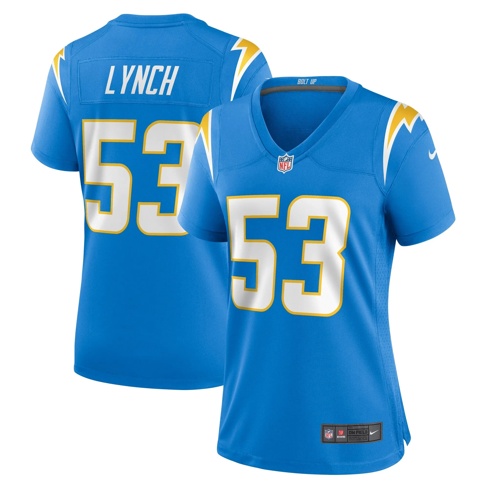 Blake Lynch Los Angeles Chargers Nike Women's  Game Jersey - Powder Blue