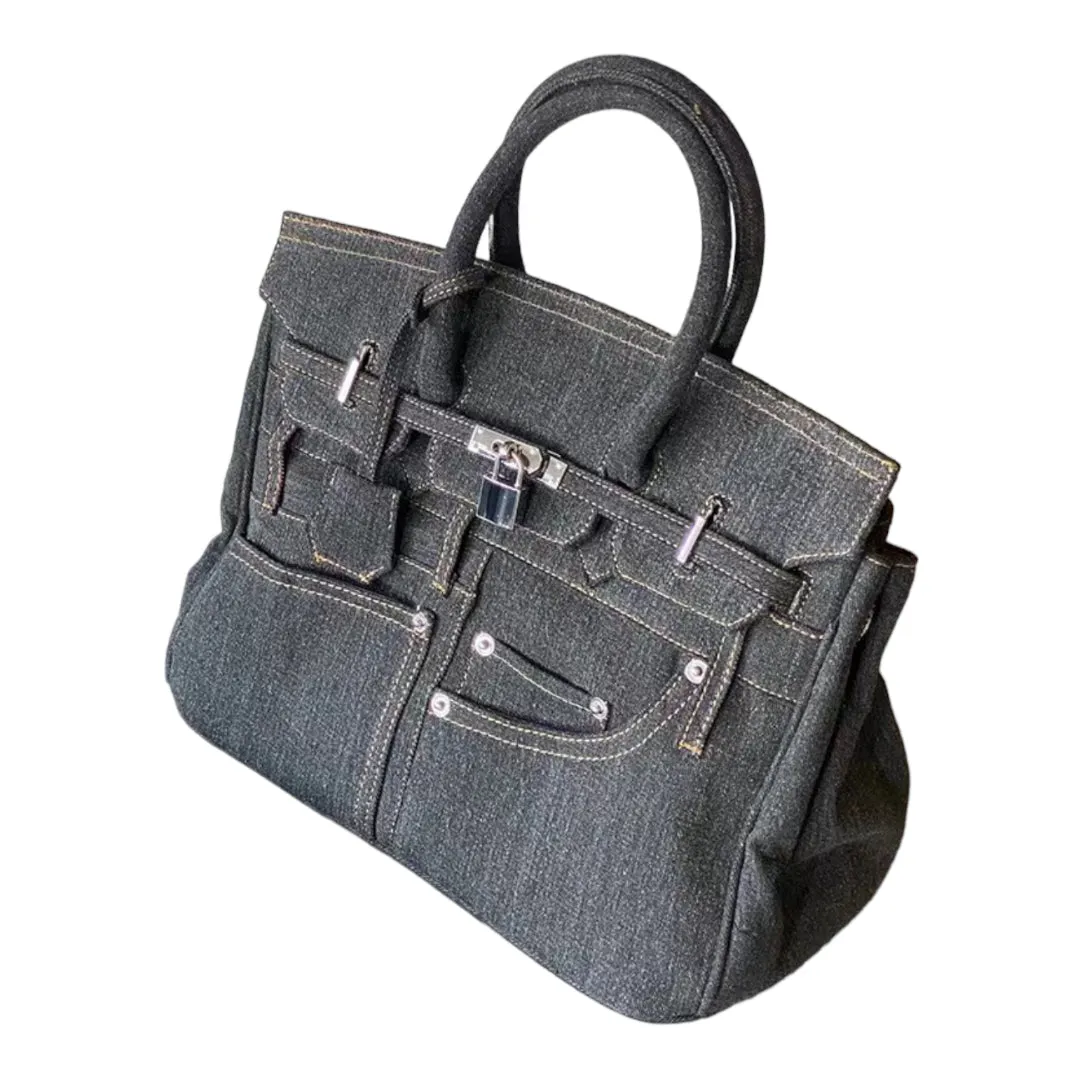 Canvas Denim Birkin