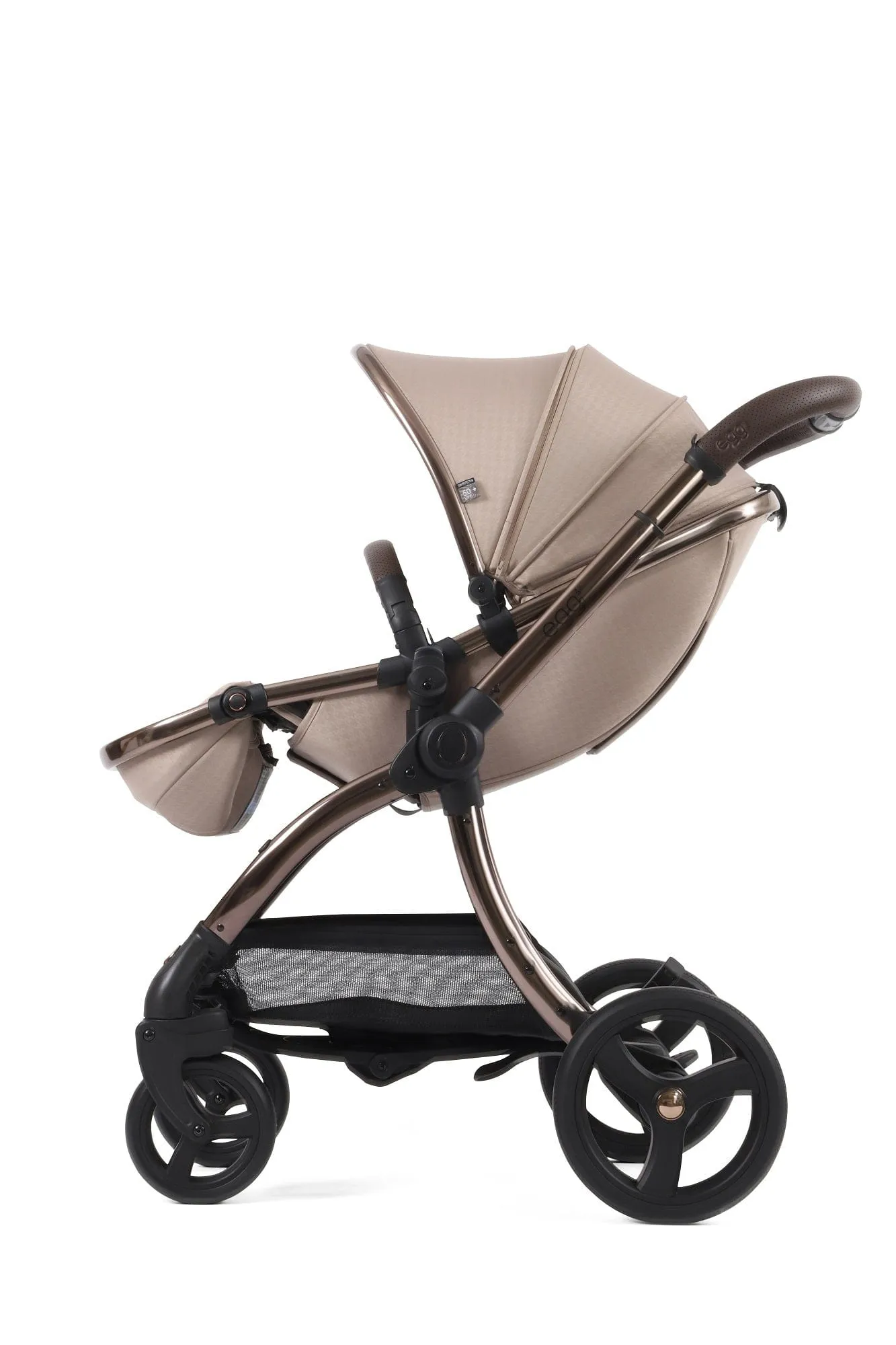 Egg 3 Luxury Cabriofix i-Size Travel System - Houndstooth Almond