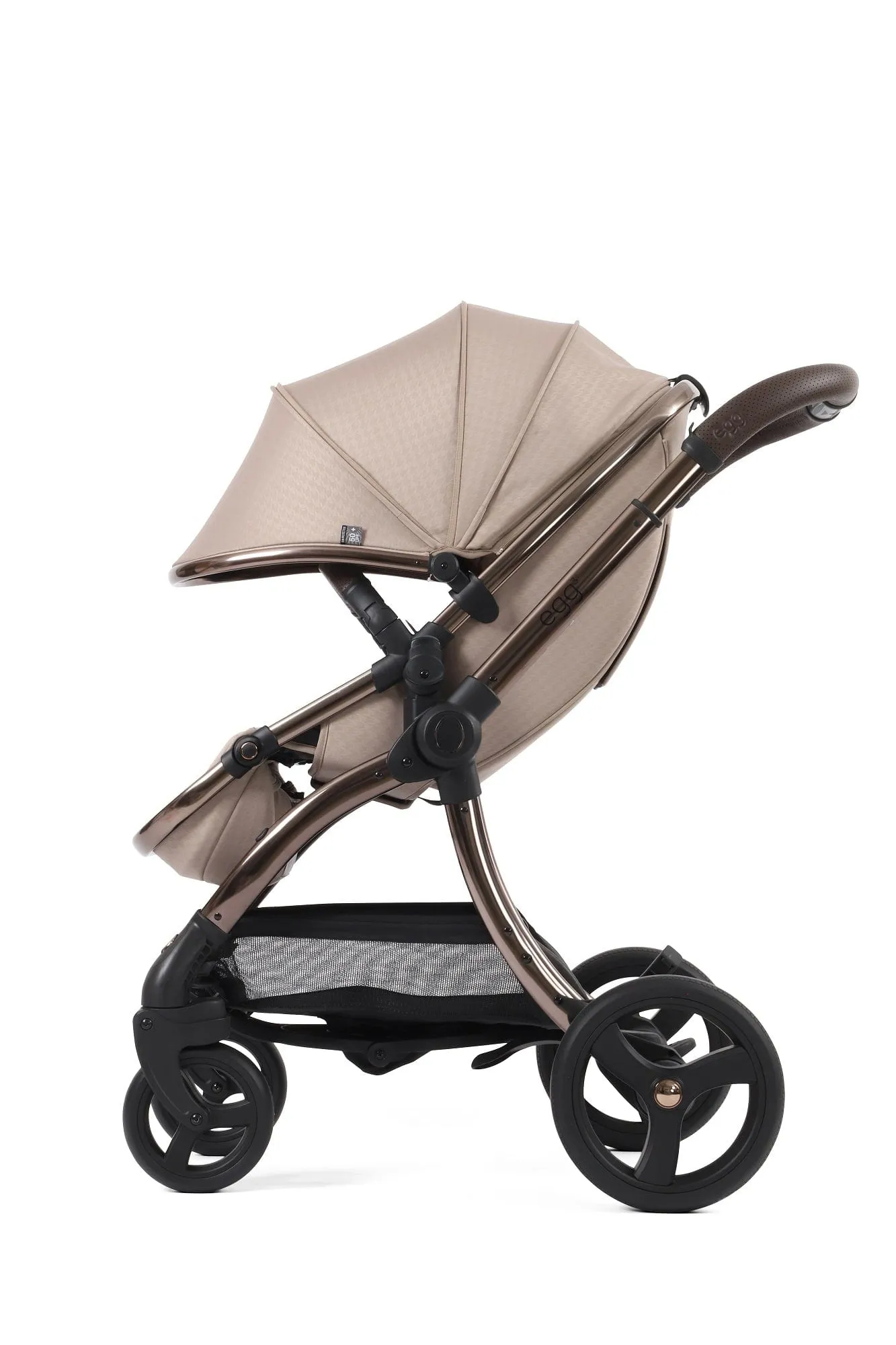 Egg 3 Luxury Cabriofix i-Size Travel System - Houndstooth Almond