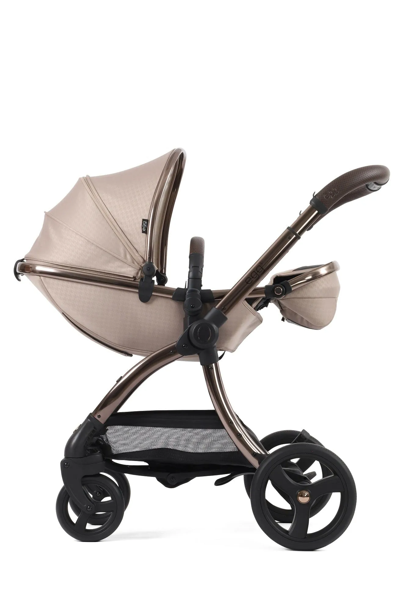 Egg 3 Luxury Cabriofix i-Size Travel System - Houndstooth Almond