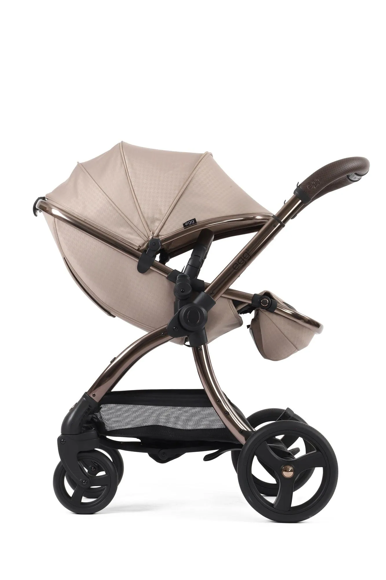 Egg 3 Luxury Cabriofix i-Size Travel System - Houndstooth Almond