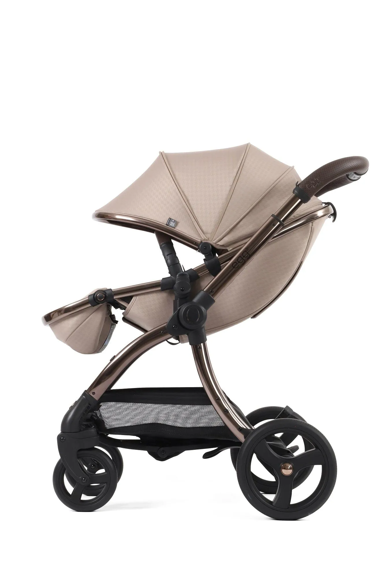 Egg 3 Luxury Cabriofix i-Size Travel System - Houndstooth Almond