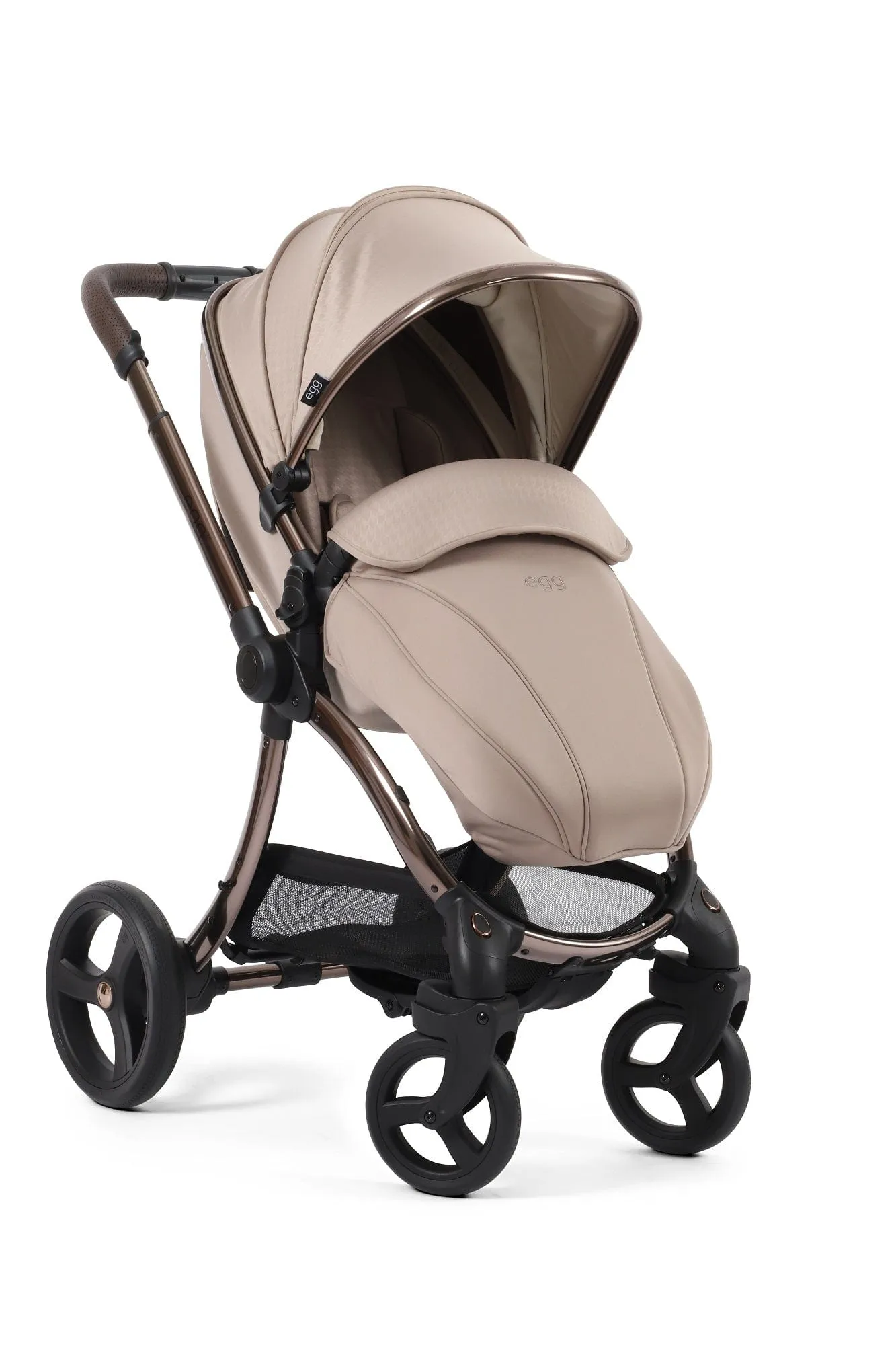 Egg 3 Luxury Cabriofix i-Size Travel System - Houndstooth Almond