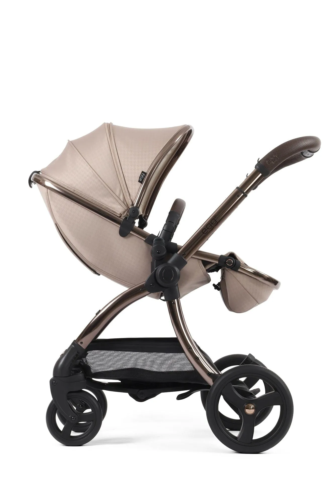 Egg 3 Luxury Cloud T i-Size Travel System - Houndstooth Almond