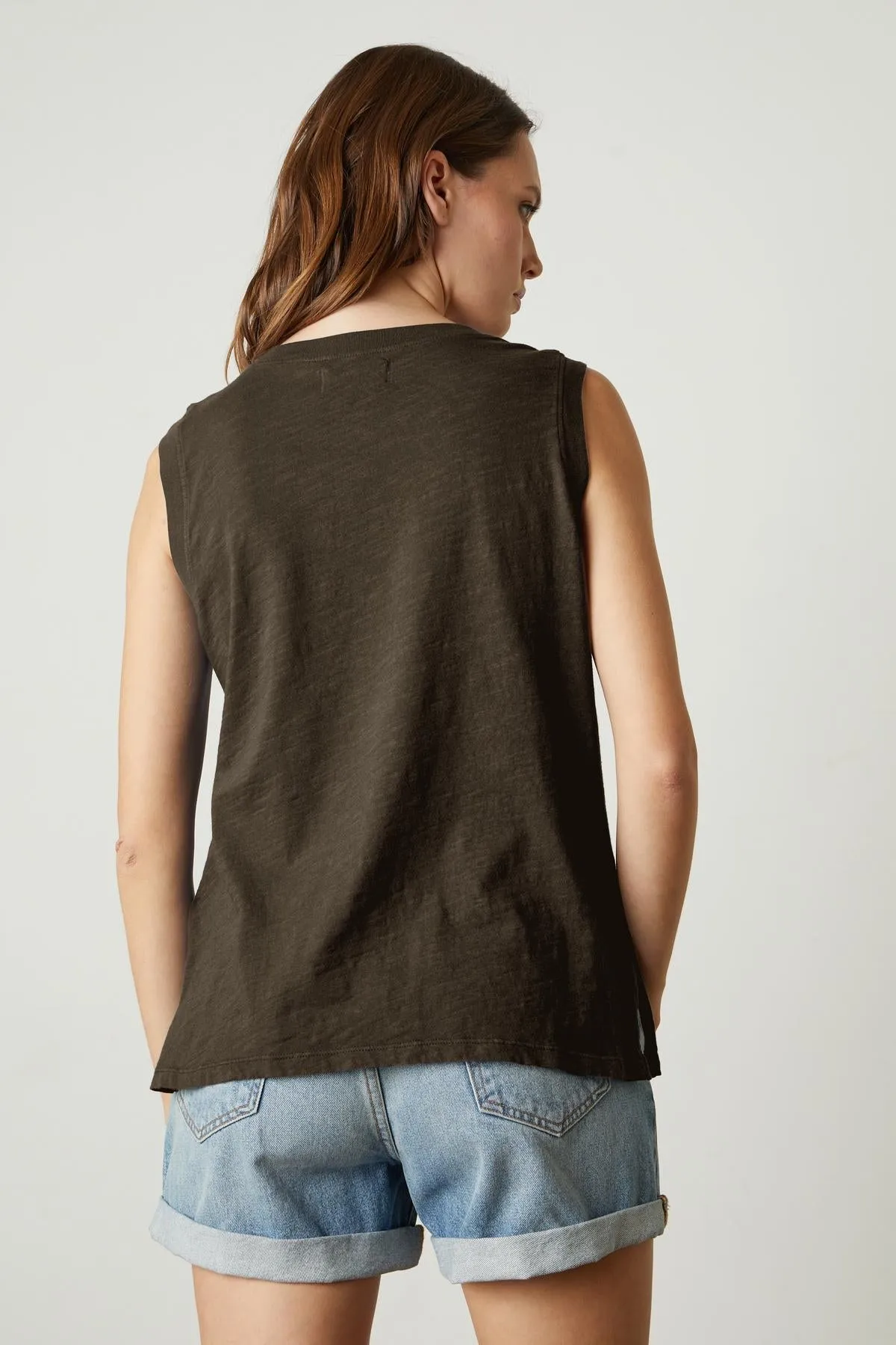 ELLEN VINTAGE SLUB TANK TOP