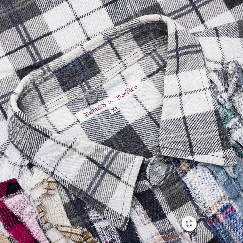 Flannel Shirt Ribbon Shirt - Assorted