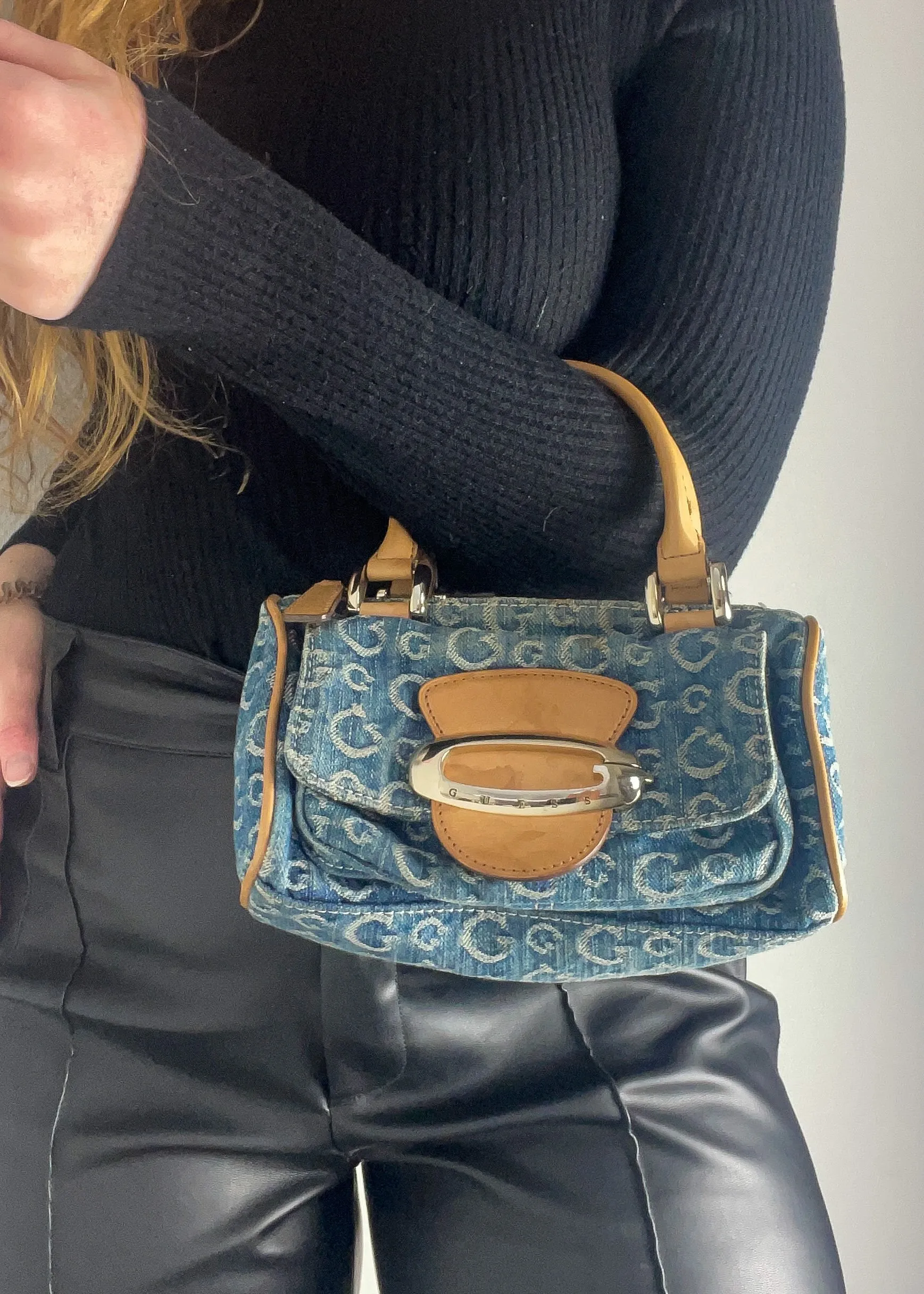 Guess denim bag