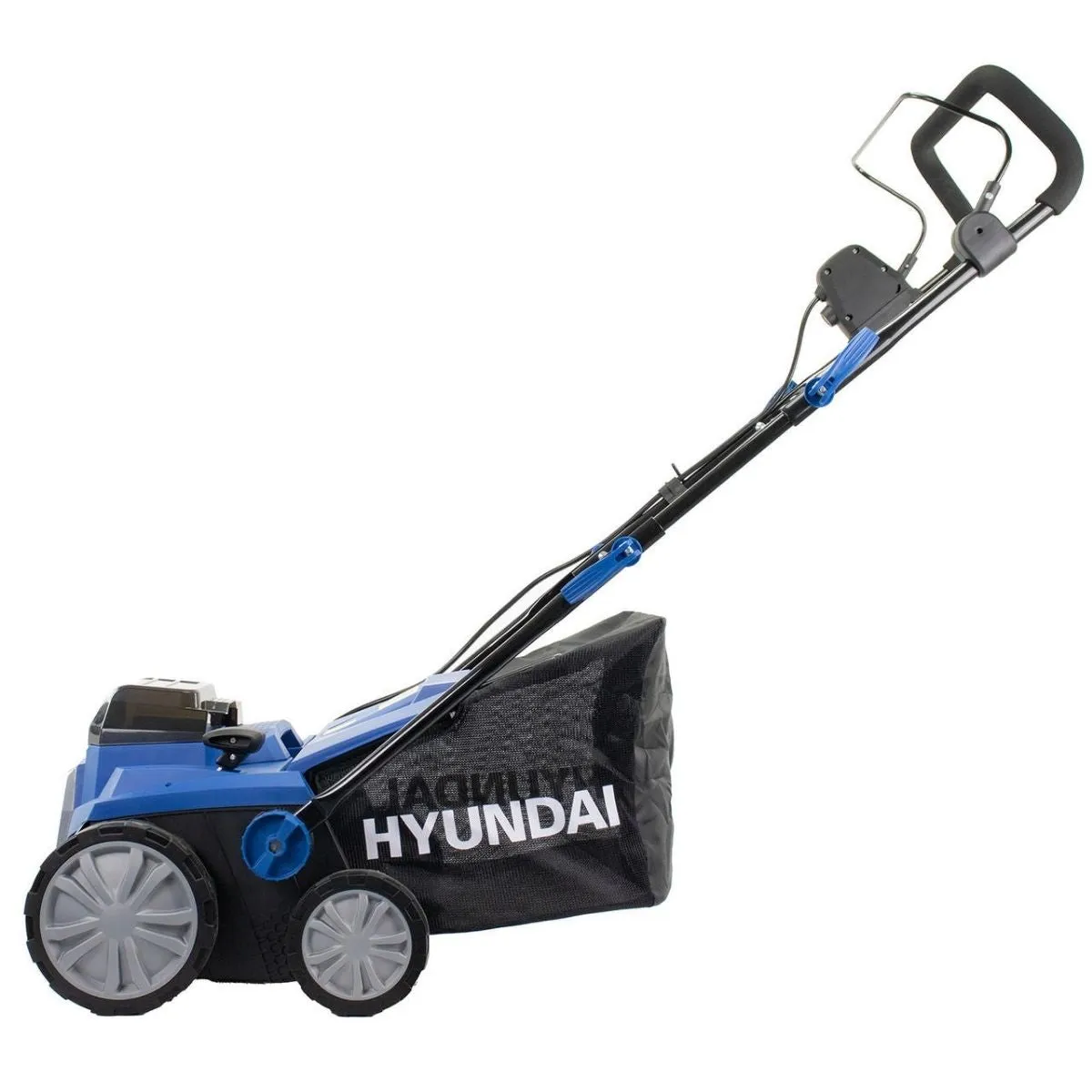 Hyundai HY2196 2 x 20V (40V) 380mm Brushless Lawn Scarifier, Aerator & Dethatcher Rake with 4Ah Batteries