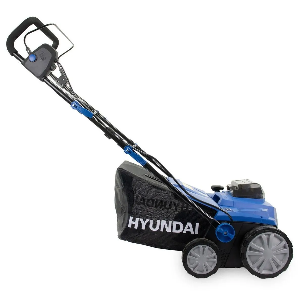 Hyundai HY2196 2 x 20V (40V) 380mm Brushless Lawn Scarifier, Aerator & Dethatcher Rake with 4Ah Batteries