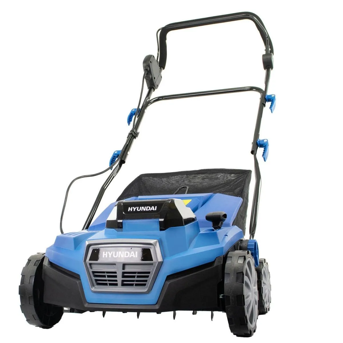 Hyundai HY2196 2 x 20V (40V) 380mm Brushless Lawn Scarifier, Aerator & Dethatcher Rake with 4Ah Batteries