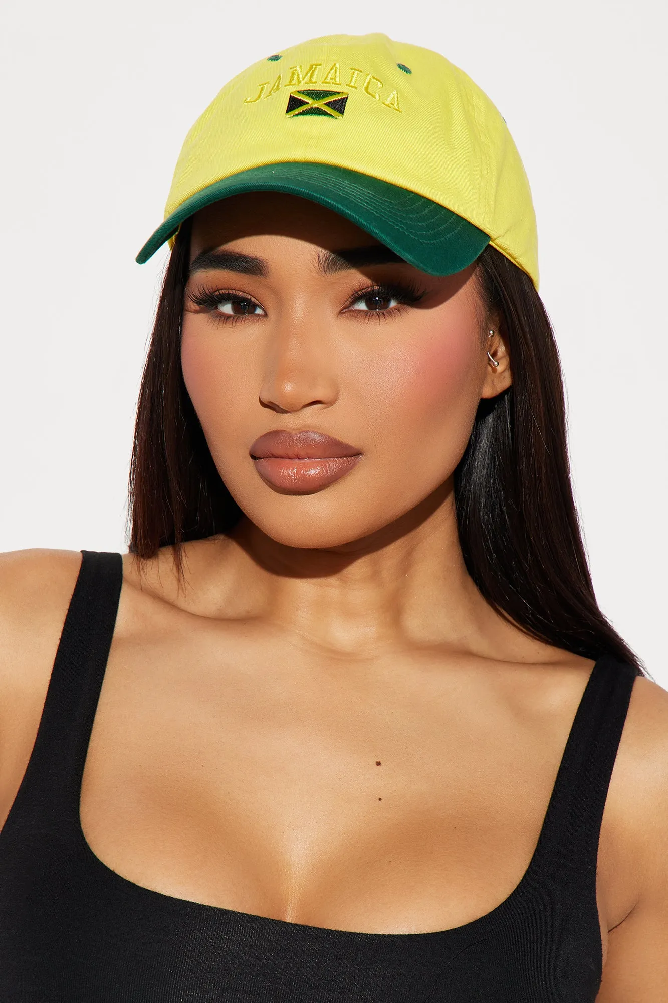 Jamaica Baseball Hat  - Yellow/combo