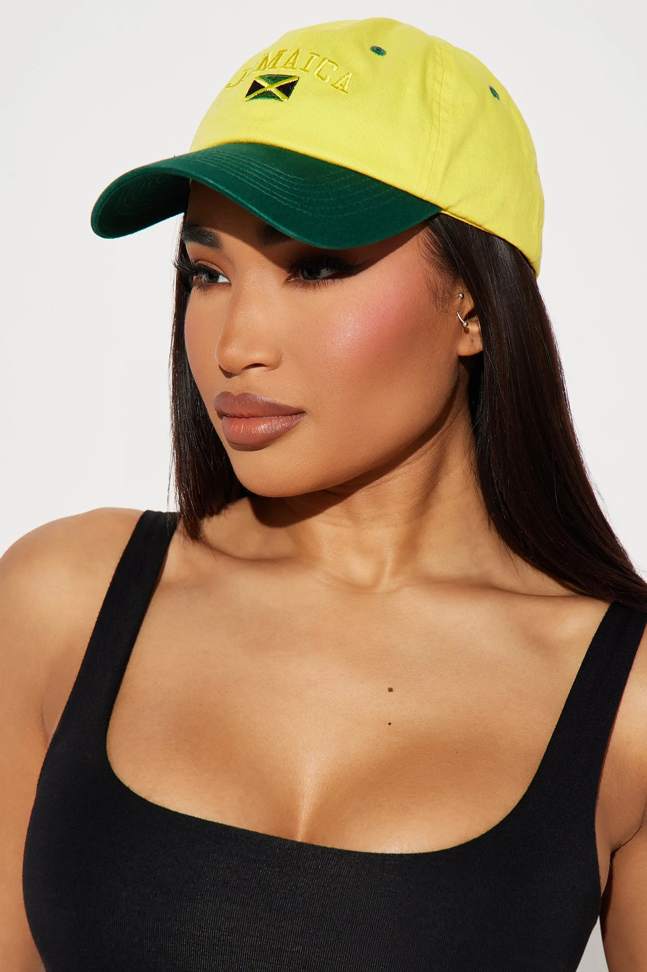 Jamaica Baseball Hat  - Yellow/combo