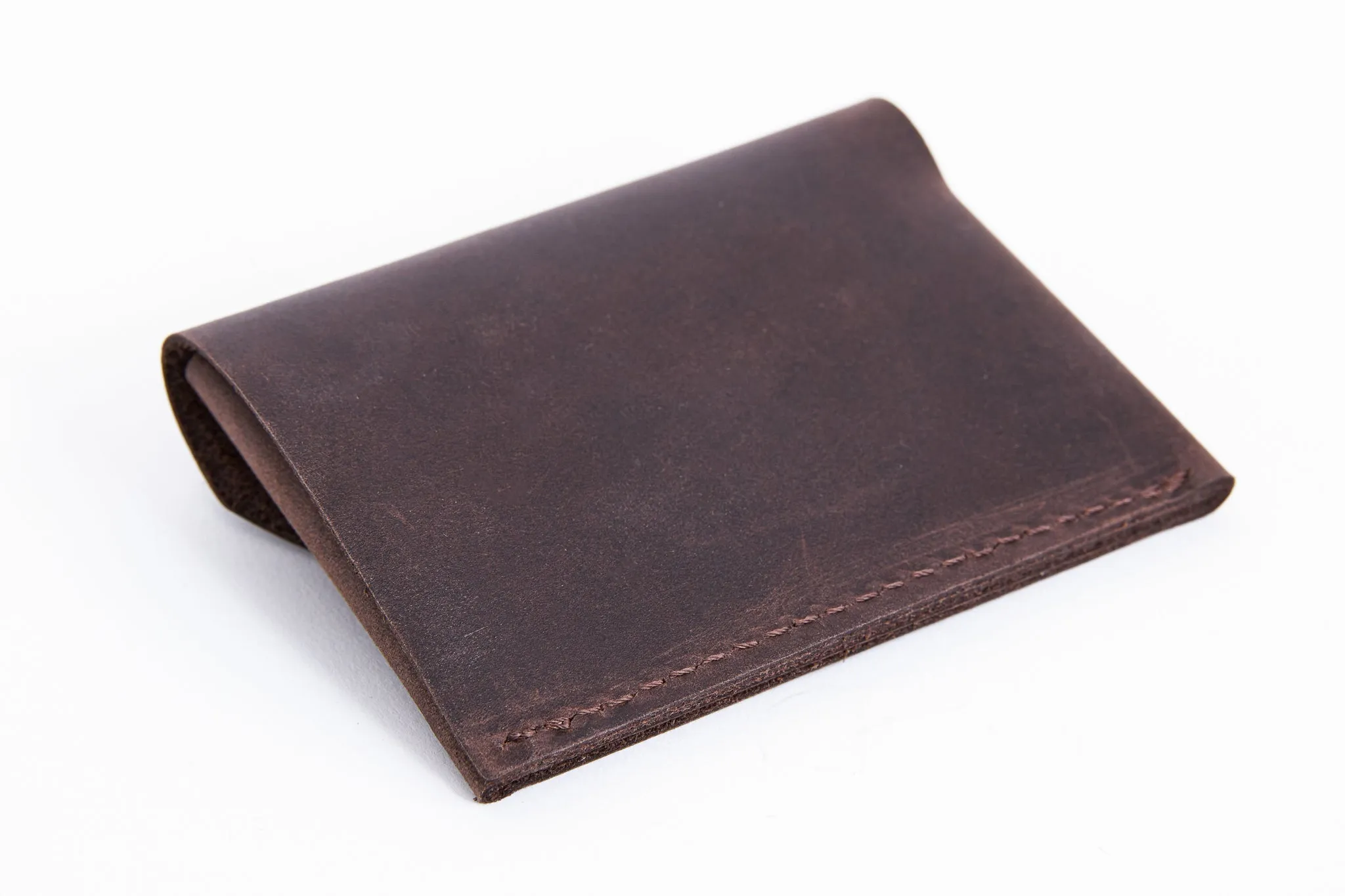 Leather AirTag Wallet - Card Holder | OAK BROWN