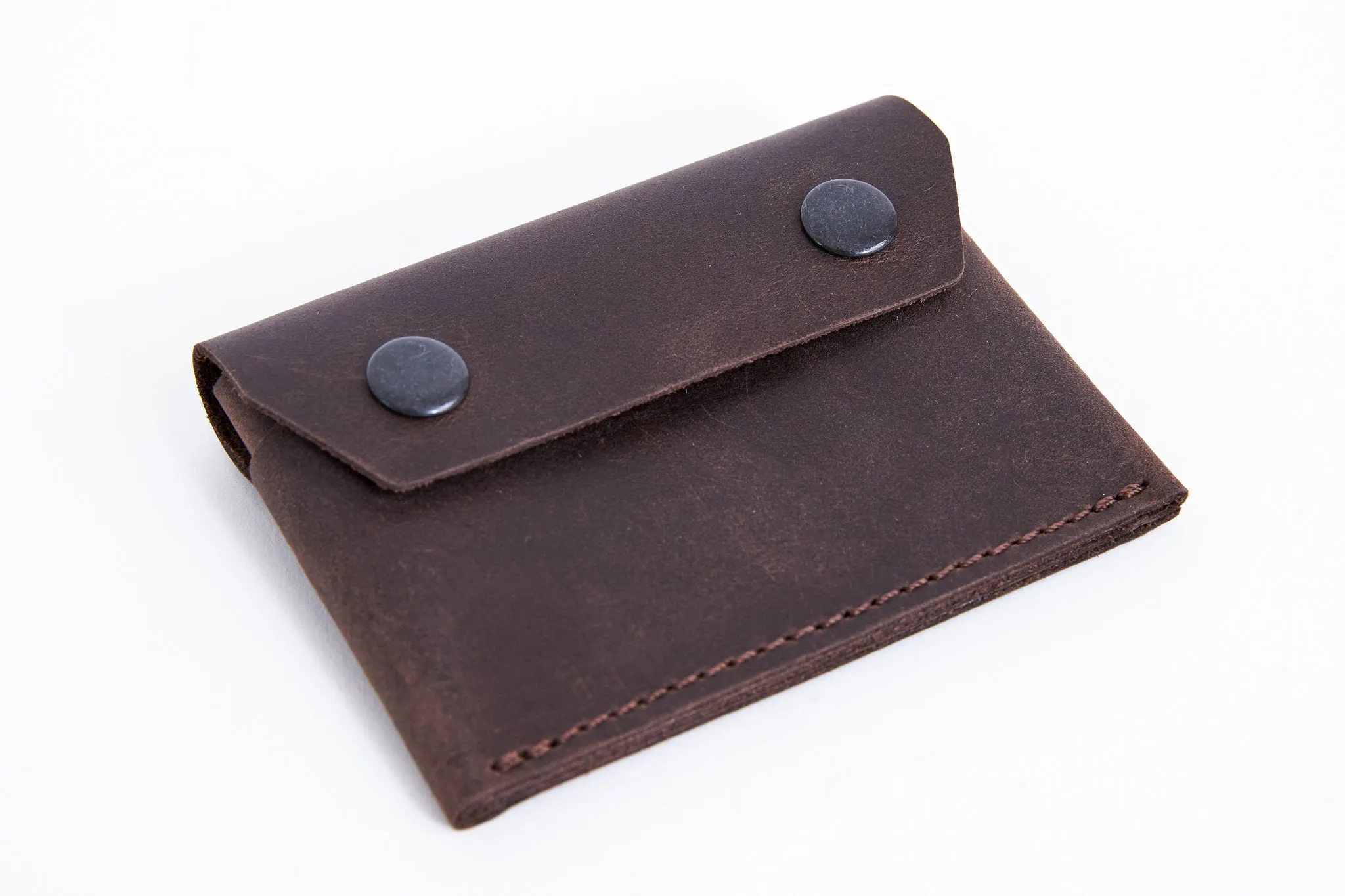 Leather AirTag Wallet - Card Holder | OAK BROWN