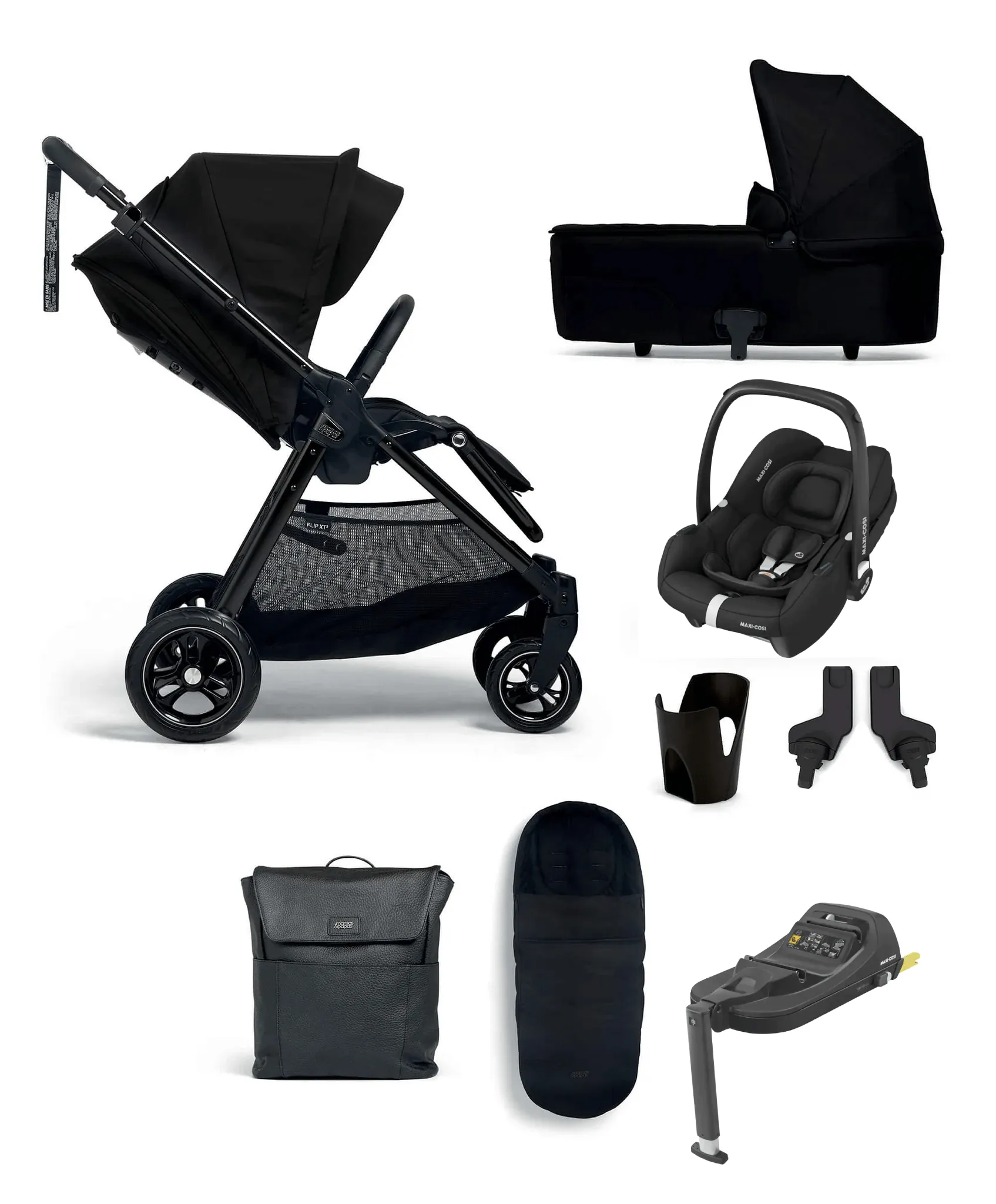 Mamas & Papas Flip XT3 CabrioFix i-Size Travel System - Ink