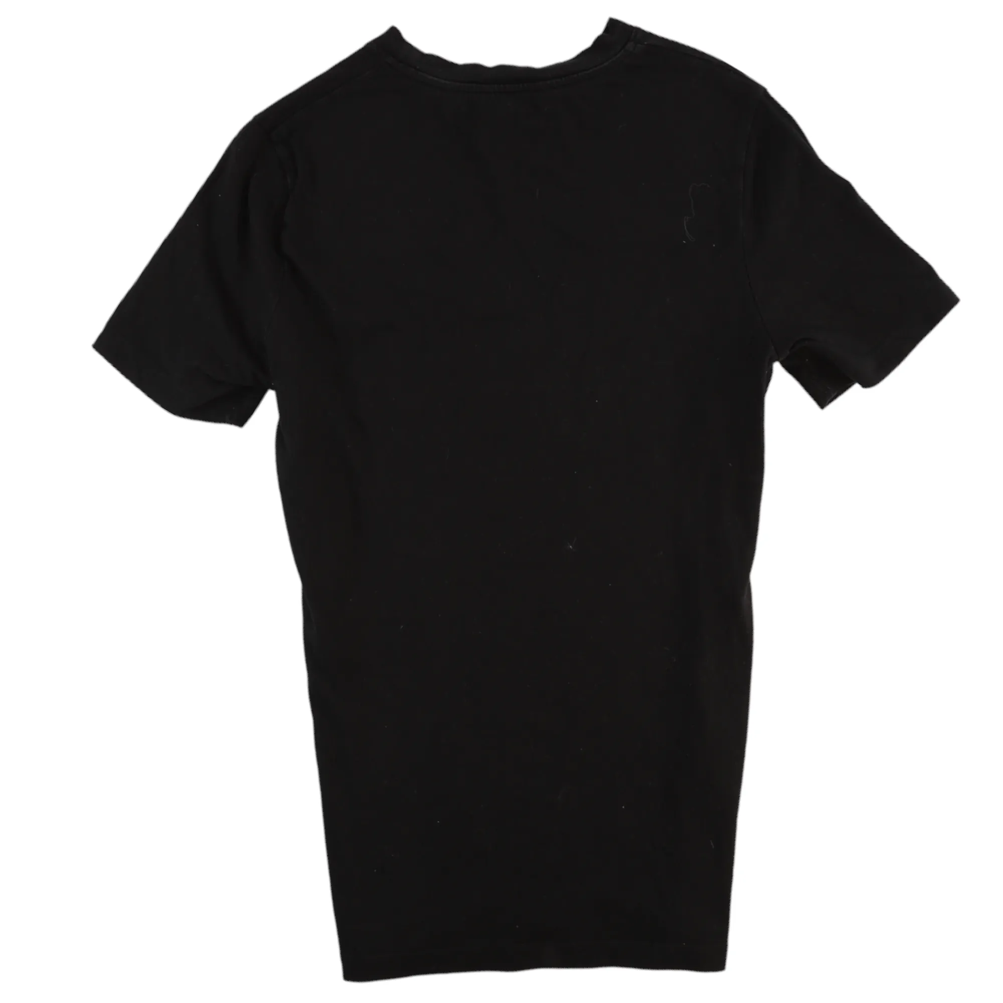 Men's Embroidered Logo T-Shirt Black Size L