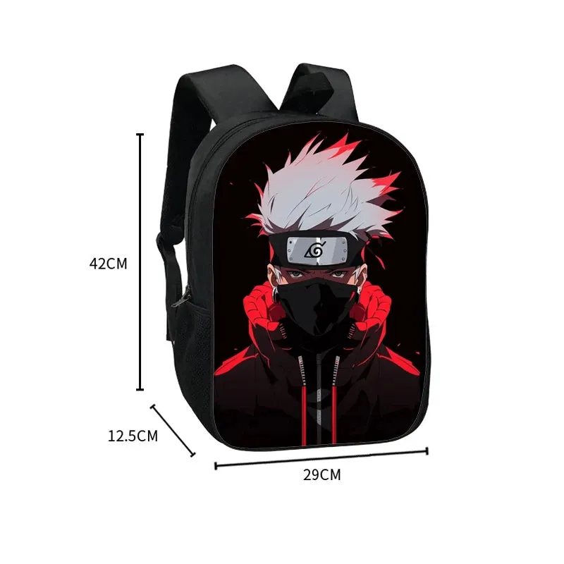 Mochila Naruto backpack Hatake Kakashi Peripheral School Bag Cartoon Anime Backpack for Elementary and Middle School Students