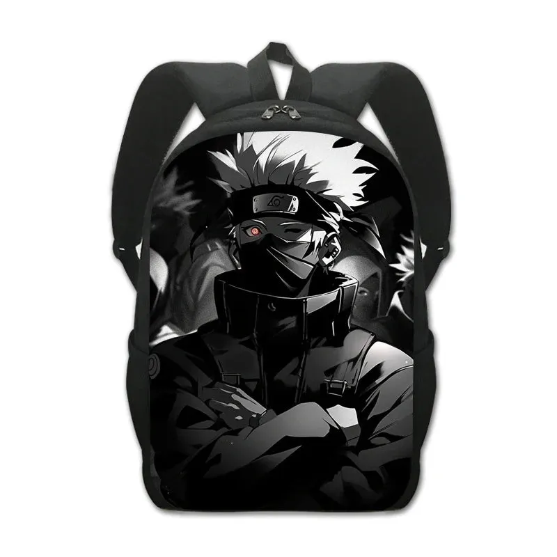 Mochila Naruto backpack Hatake Kakashi Peripheral School Bag Cartoon Anime Backpack for Elementary and Middle School Students