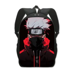 Mochila Naruto backpack Hatake Kakashi Peripheral School Bag Cartoon Anime Backpack for Elementary and Middle School Students