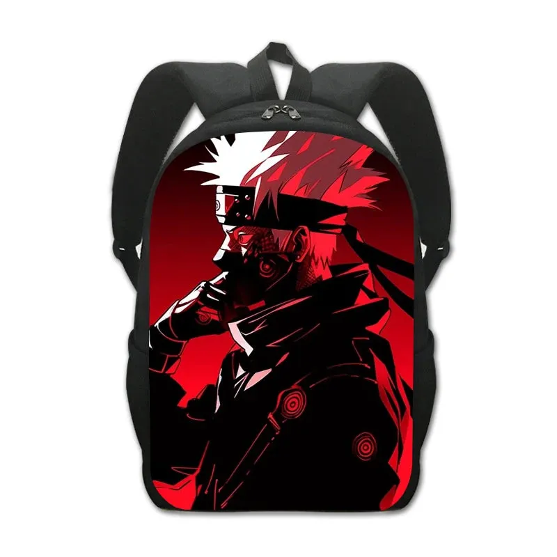 Mochila Naruto backpack Hatake Kakashi Peripheral School Bag Cartoon Anime Backpack for Elementary and Middle School Students