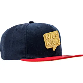 Nice Kicks X Mitchell & Ness USA Snapback Mens Hat - Navy/Red/Gold