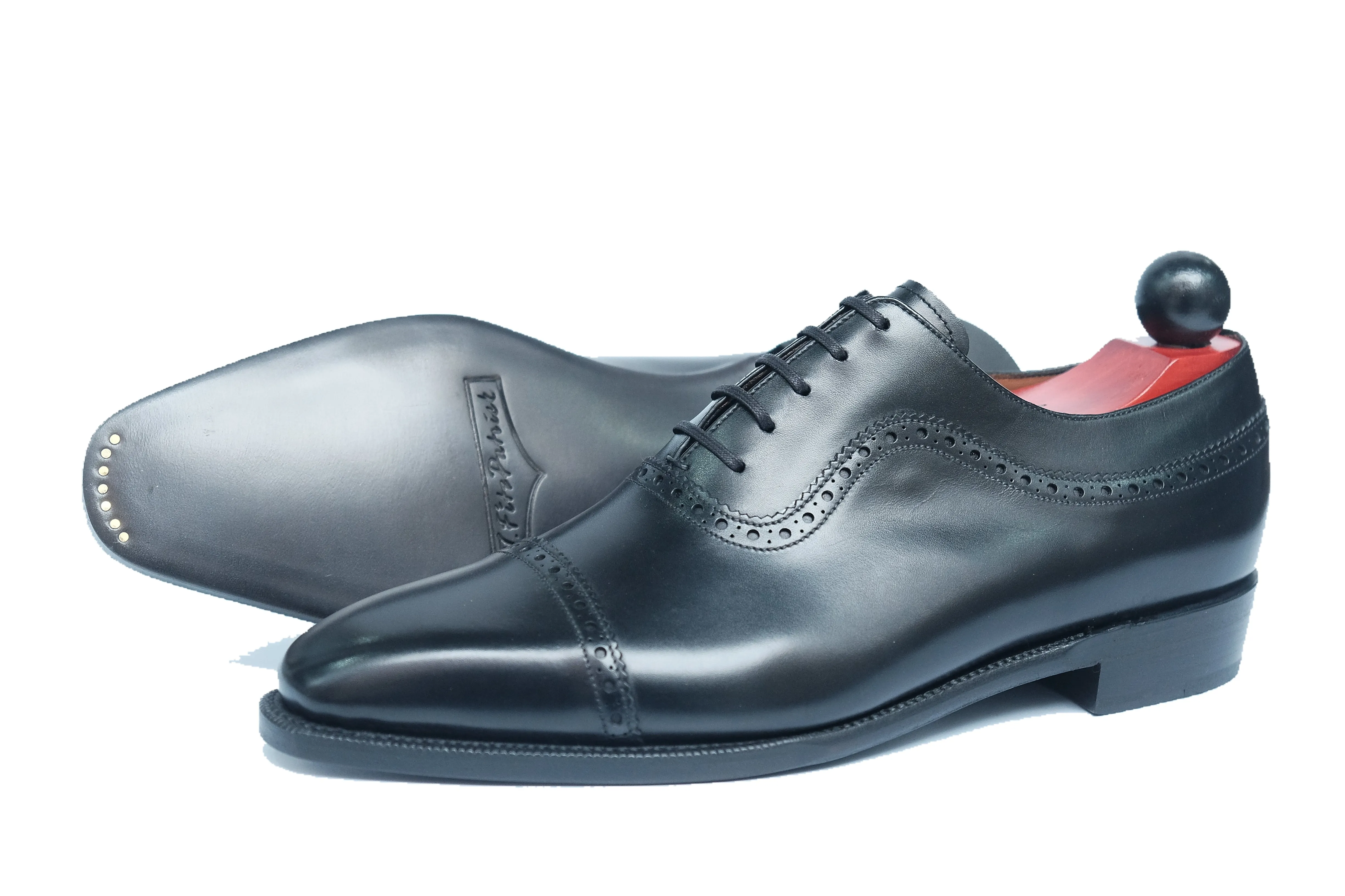 Palacio - Black Calf - MTO - LPB Last - Single Leather Sole