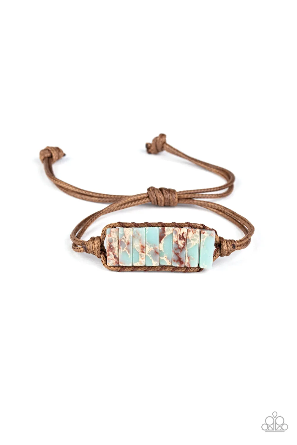 Paparazzi Canyon Warrior - Blue Urban Bracelet