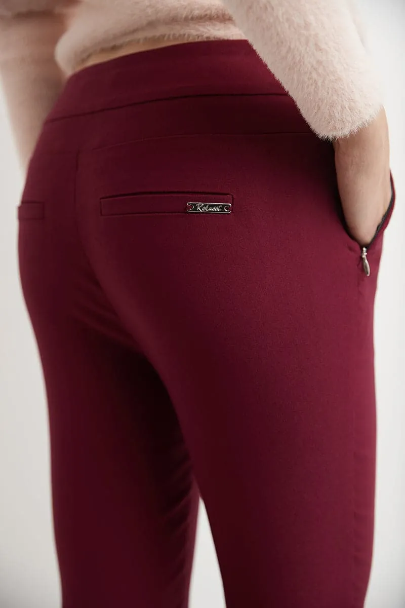 Pull-on skinny pants