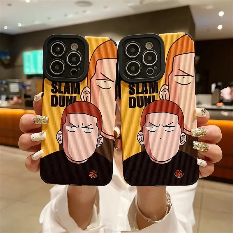 Slam Dunk Anime Phone Case for IPhone 15 14 13 12 11 Pro Max X 7 8 Plus XR XS MAX Coque Funda Soft Back Cover