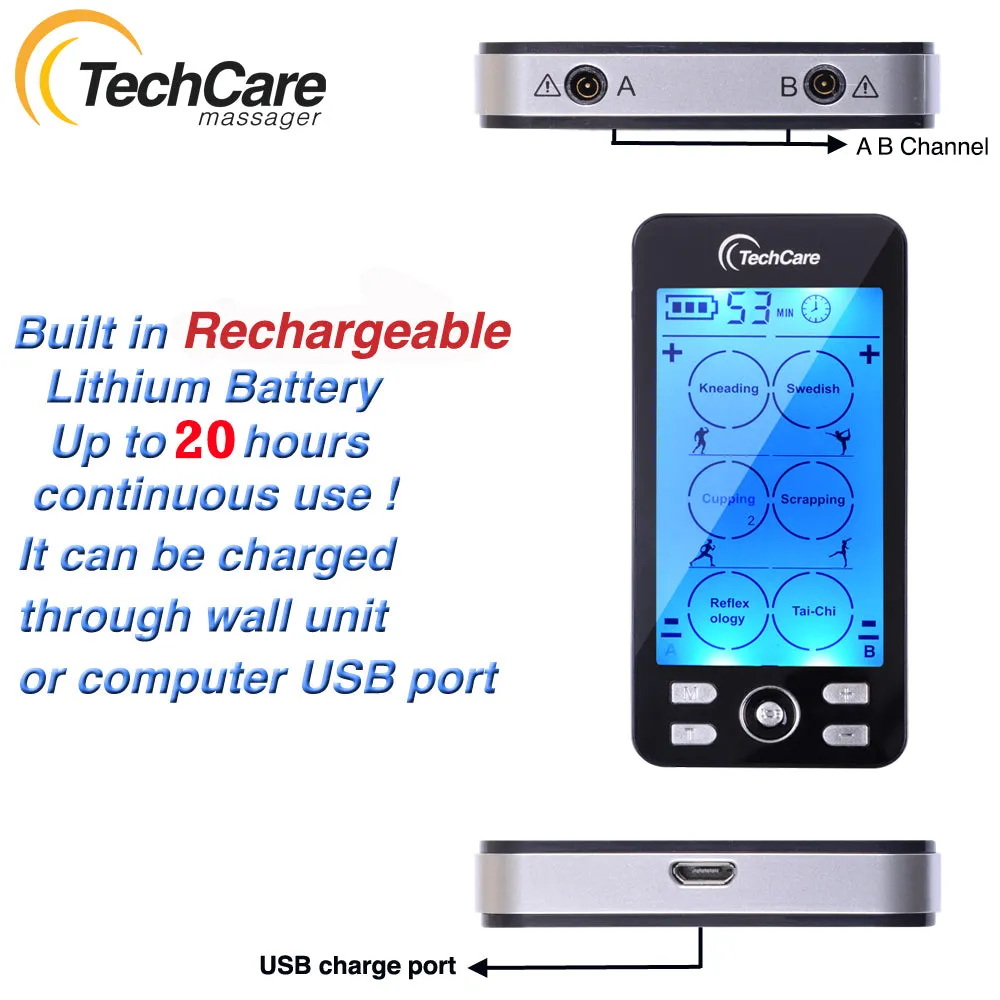 TechCare Tens Unit Plus 24 Modes   Reflexology Shoes