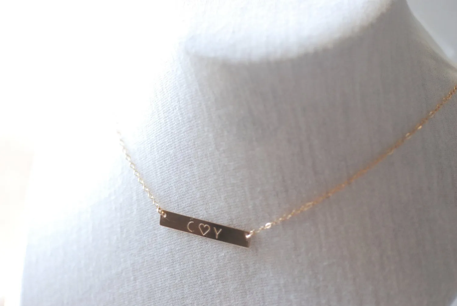 Wholesale Customized Name Bar Necklace / Personalized Silver or Gold Bar Necklace / Personalized Bar Necklace /Silver, Gold, Rose Gold Name Bar